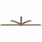 Ekena Millwork Redmond Rough Sawn Timber Gable Bracket, Douglas Fir, 108"W x 31 1/2"H x 2"D x 4"F, 7/12 Pitch GBW108X31X0204RED00RDF - alternate 3